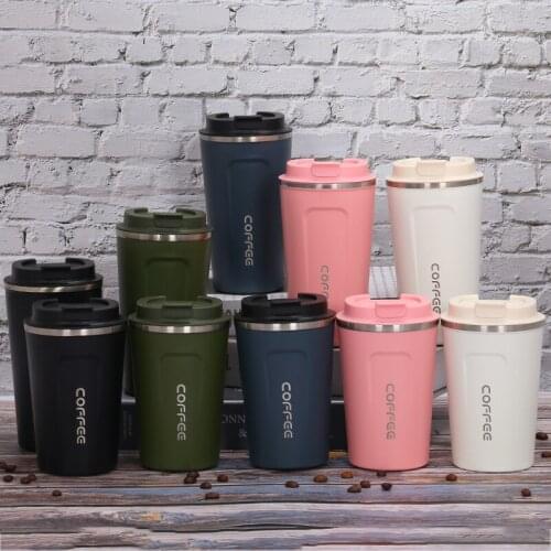 New hot selling stainless steel vacuum vacuum cup outdoor portable car coffee cup business gift water cup