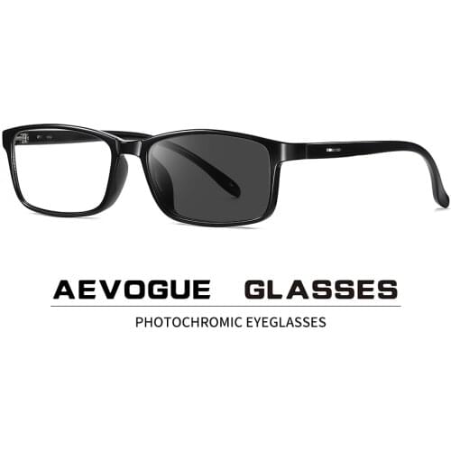 AEVOGUE Man Photochromic Glasses Woman Anti-Blue Light Glasses Optical Frame Computer Eyeglasses Prescription Glasses AE0896