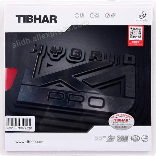 Origianl Tibhar hybrid K1 PRO table tennis rubber pimples in new technology fast attack loop sticky rubber for racket sports