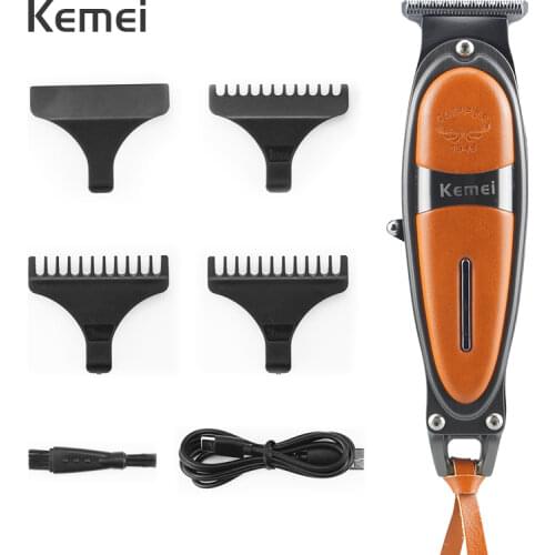 Kemei Electric Hair Clipper Hair Trimmer for Men Rechargeable Electric Shaver Beard Barber Hair Cutting Machine for Men Hair Cut