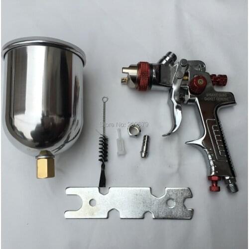 Spray gun HVLP Spray Gun Auto Feed Paint Spray Pistol Power Tools W-960 Spray Gun With Aluminum Pot
