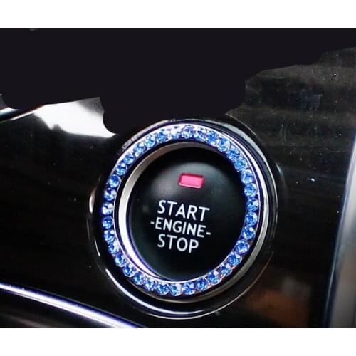 Crystal Start Stop Enigne Decorated RinG Frame For Great Wall Haval Hover H2S H6 H8 H9 CAA002