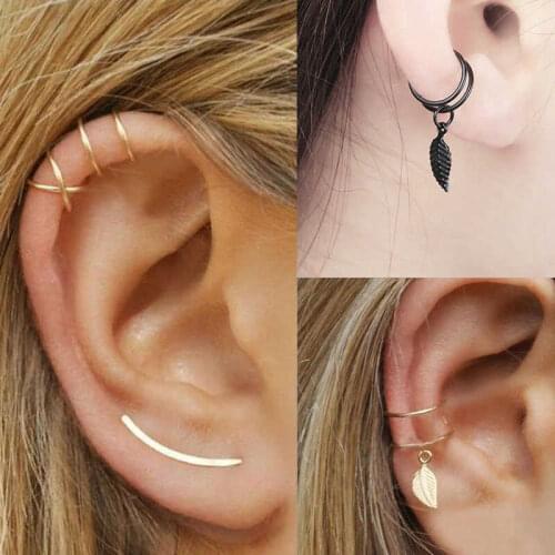 Ear clip earrings 1pc womens simple fashion commuter ear clip jewelry