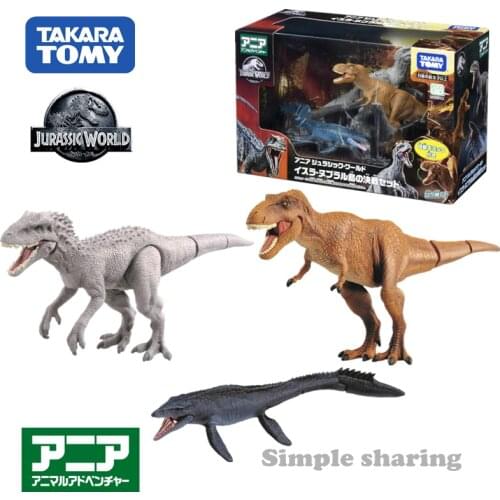 Takara Tomy Ania Jurassic World Isla Nubral Island Decisive Battle Set