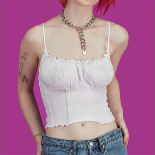 Fashion Women Tank Top New White/Black Bralette Bustier Crop Top Elegant Summer Sleeveless Lace Vest Slim Camisole Free Shipping