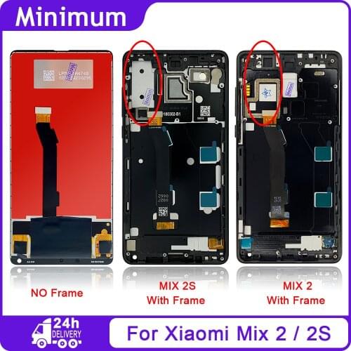 5.99" For Xiaomi Mi Mix 2 2s LCD Display Touch Screen Digitizer Assembly Replacement Parts For Xiaomi Mi Mix2 Mix2s LCDs