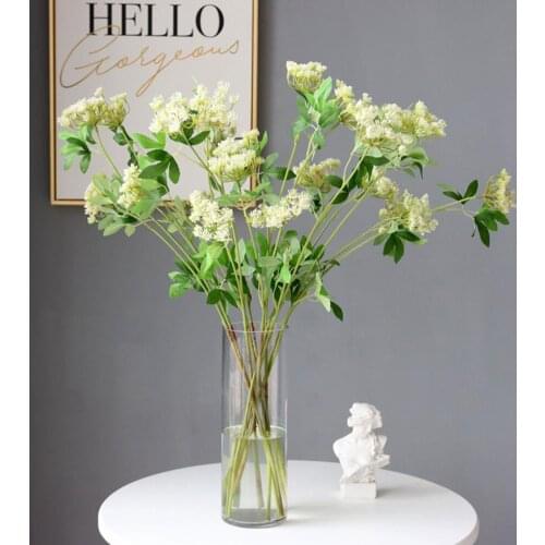 1 Pcs Artificial Flowers Eco-friendly Long Lasting Plastic Delicately Cut Fake Plants for Home
