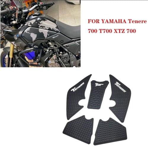 2019 2020 Motorcycle Non-slip Side Fuel Tank Stickers Waterproof Pad Rubber Sticker FOR YAMAHA Tenere 700 T700 XTZ 700