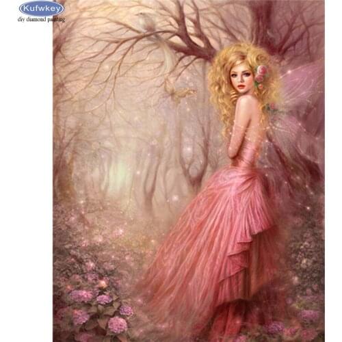 Butterfly fairy elf girl Diamond Painting Full Square/Round DIY Full Diamond Embroidery Cross-stitch Mosaic Pictures By Numbers