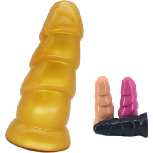 Strong Suction Cup Thread Orgasm Dildos Male Prostate Massage Huge Anal Plug G-spot Stimulate Anal Dilator Sex Toys For Woman