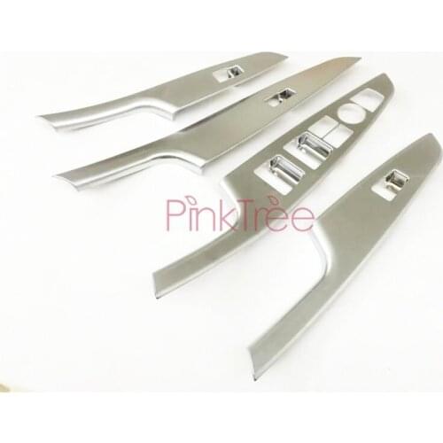 Car Accessories For Hyundai Tucson 2015 2016 3th Door Window Switch Cover Trims Interior Decoration Trim