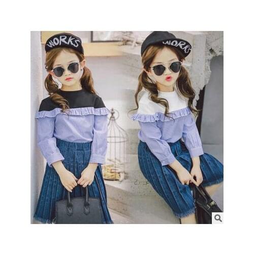 BAILIWEINI Long Sleeve Shirts For Girls