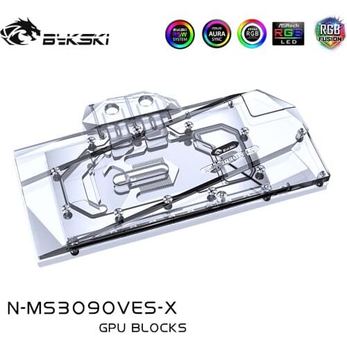 Bykski GPU Block for MSI RTX3080 3090 VENTUS 3X N-MS3090VES-X