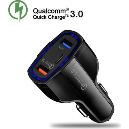 Quick Charge 3.0 Car Charger 5V 3.5A QC3.0 Fast Charging Car-charger Dual USB Car Mobile Phone Charger For SAMSUNG J5 J7 A7 A9