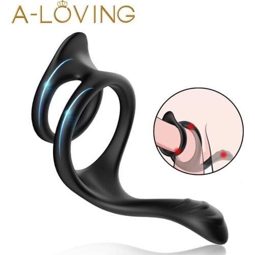 Scrotum Bind Delay Ejaculation Black Cock Ring Elastic Penis Ring Sex Toys for Men Erection Sex Shop Adult Products