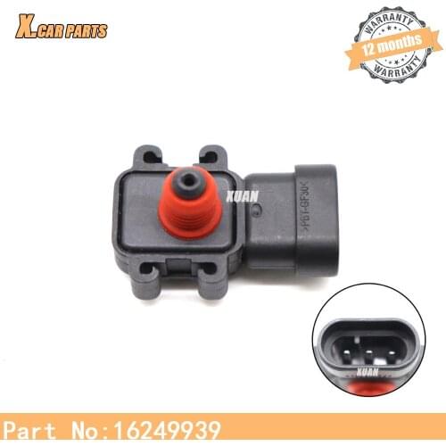 Manifold Air Pressure MAP Sensor 16249939 FOR Hummer H2 H3 ISUZU ASCENDER HOMBRE Oldsmobile 88 98 Aurora Cutlass Intrigue
