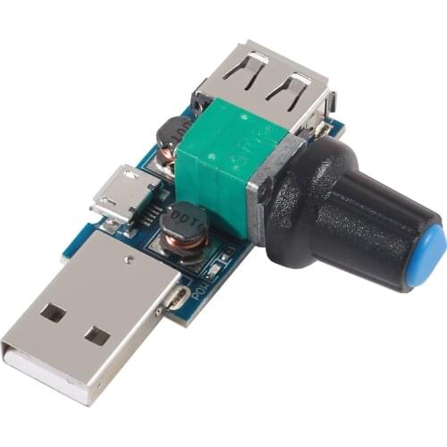 DC 4V-12V 5W XY-FS USB Fan Stepless Governor USB Fan Speed Controller Multi-Gear Auxiliary Cooling Tool