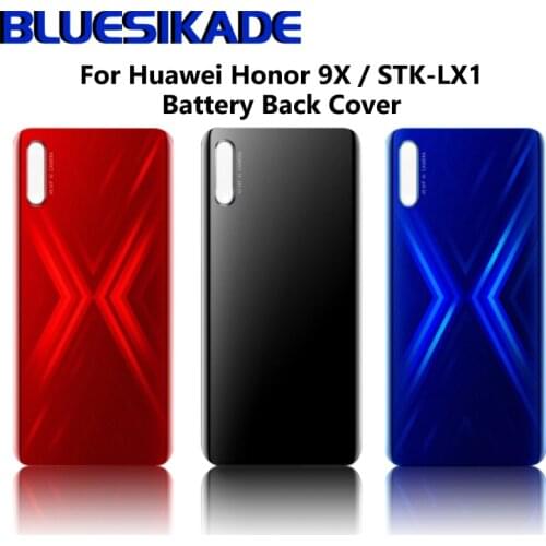 For Huawei Honor 9X Battery Back Cover Rear Door Housing For Huawei STK-LX1 Battery Back Cover Repair Parts
