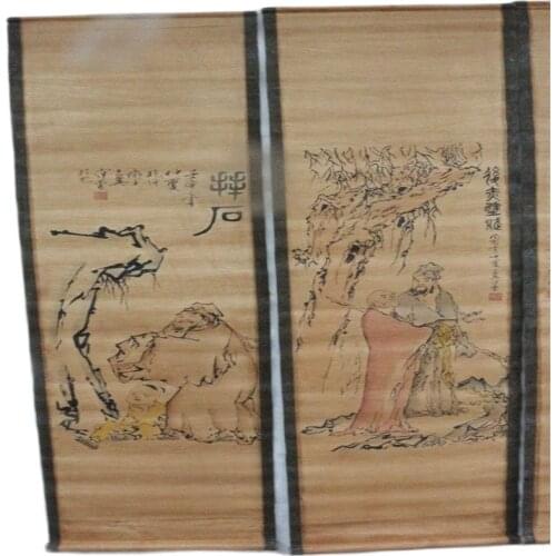 China Scroll Painting Four Screen Paintings Middle Hall Hanging Painting Lao Tzu