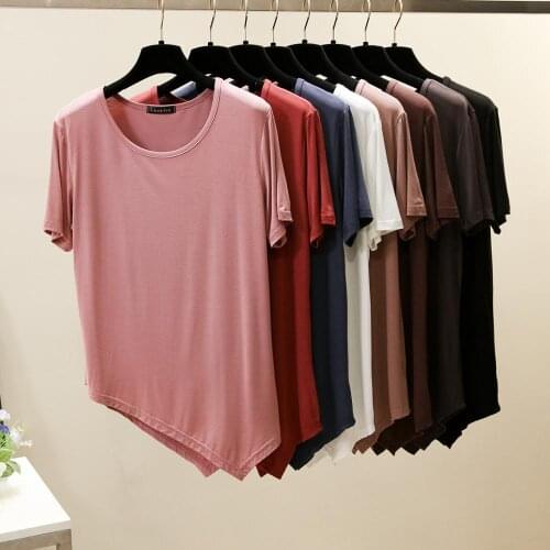 Loose Summer Womens Irregular Y oga TShirts Casaul Solid Long Sleeve Tshirt Woman Ladies Tops Womens Korean Fashion Clothing