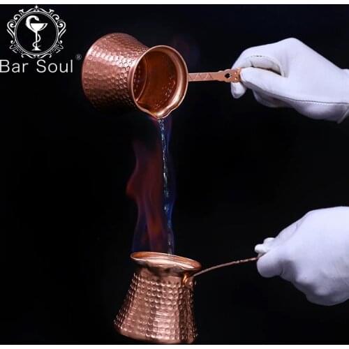 Bar Soul 330ml Blue Blazer Mug Stainless Steel Handle Goblet Of Fire Special Cocktail Professional Bartender Tools
