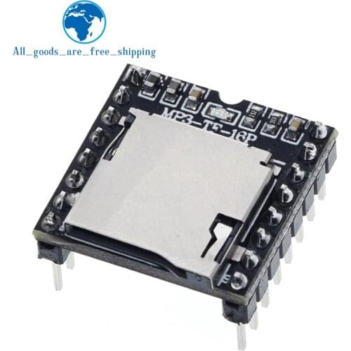 TZT Mini MP3 Player Module TF Card U Disk Mini MP3 Player Audio Voice Module Board For Arduino DF Play Wholesale