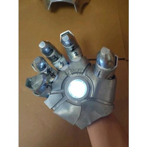 Hasbro Avengers Super Hero Iron Man MK2 Palm Metal 1/1 Cosplay wearable Model Action Figure Model Toy Birthday Gift