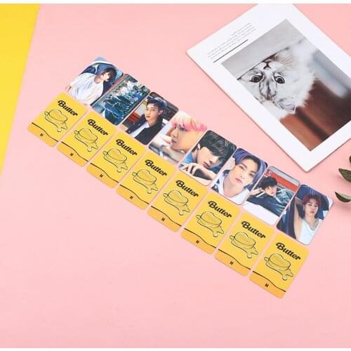 K-pop Bangtan Boys New Album BUTTER 8th Anniversary Meeting Lomo Small Card Set All Styles Collective HD PHOTO Photocard Poster
