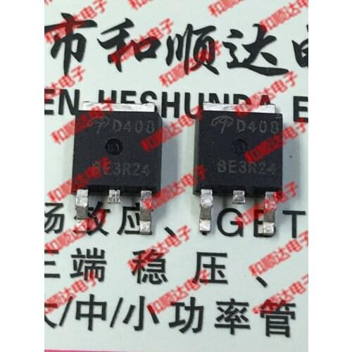 Original New / 5pcs / D408 AOD408 TO-252 30V 18A