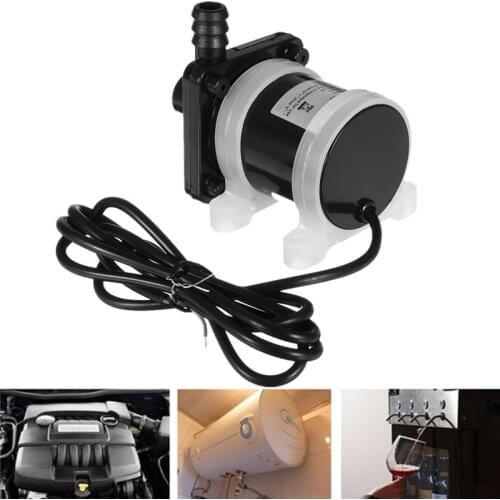 DC 24V Solar Powered Brushless Magnetic Submersible Water Pump 900L/H Fish Pond 1200MA Smooth Operation Black 22W ABS Stainless