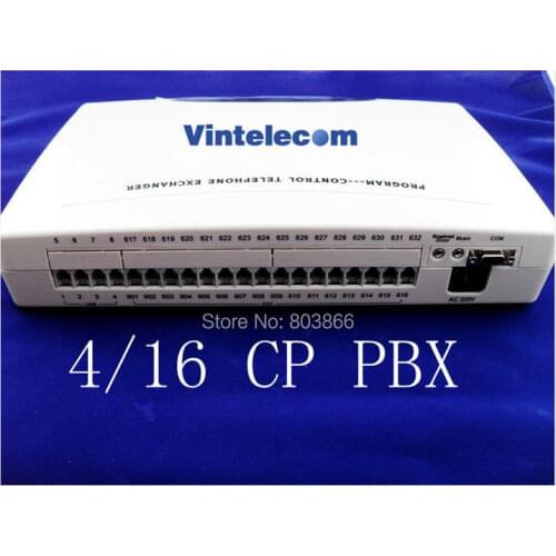 China factory supply VinTelecom CP416 PBX 4 Lines and 16 ext. Line phone systm