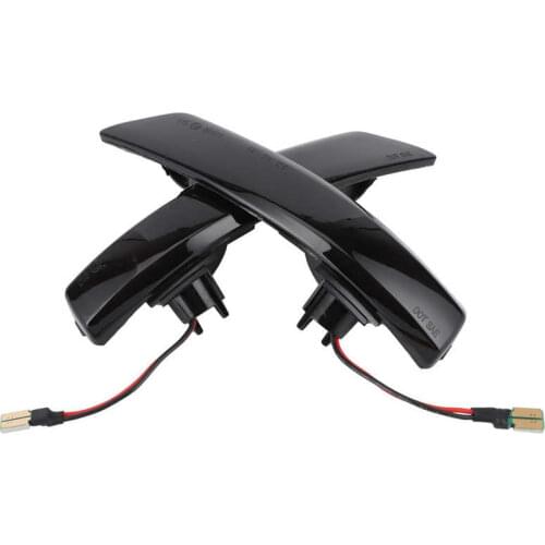 Pair Rear View Mirror Turn Signal Dynamic LED Flowing Light Blinker Fit for Ford Focus MK 2 3