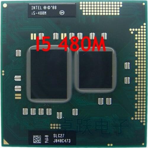 Shipping free Intel Core I5 480m cpu 3M/2.66GHz/2933 MHz/Dual-Core Laptop processor I5-480M Compatible HM57 HM55