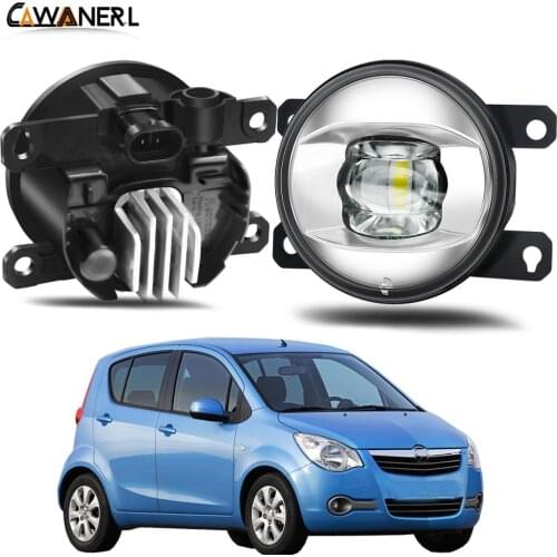 Fog Light Assembly 30W 8000LM Car LED Lens Fog Lamp Daytime Running Light 12V For Opel Agila (B) (H08) Hatchback 2008-2015
