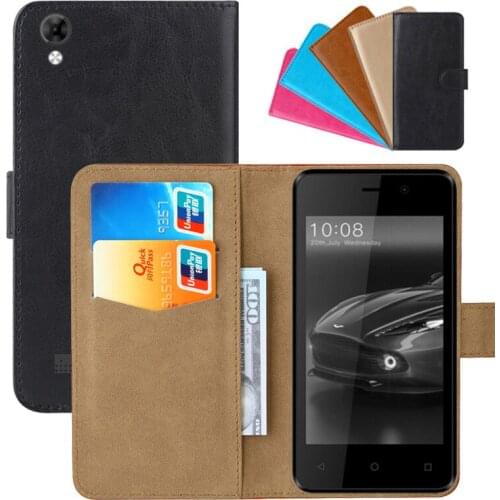 Luxury Wallet Case For DEXP AL140 PU Leather Retro Flip Cover Magnetic Fashion Cases Strap
