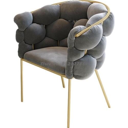 Net red dressing chair girls bedroom dressing table stool backrest makeup chair manicure stool nordic light luxury makeup stool