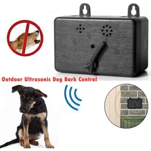 Anti Barking Stop Bark Ultrasonic Pet Dog Repeller Outdoor Dog Stop No Bark Control Training Device Pets Dogs Supplies