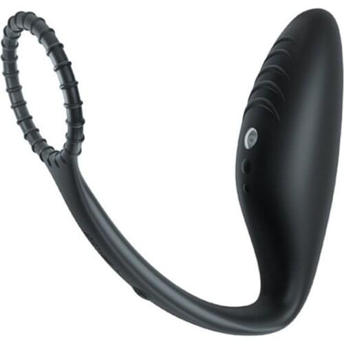 Wireless remote control 7 speed electric shock prostate massage anal insertion invisible insertion vibrator anal sex toy male