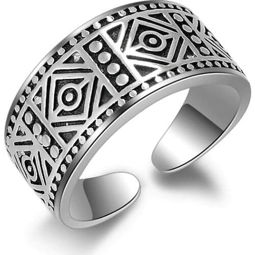 Simple Men Rings 925 Sterling Silver Adjustable Wedding Party Finger Ring For Woman Wholesale Price Open Ring Jewelry Anel