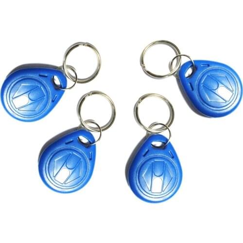 Free shipping 100pcs EM5200 ReWritable Rfid Tag Copy Cards Rewritable 125Khz Tag Keyfobs Writable Tag For RFID copier