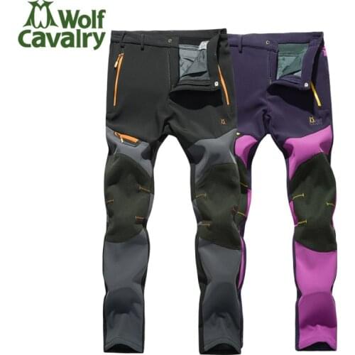 CavalryWolf outdoor winter assault pants couples plus velvet thermal insulation waterproof windproof breathable climbing pants