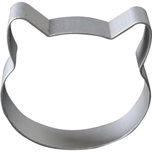 Cat Head Alloy Cookie Cutters Cake Mold Sugarcraft Cake Decorating Tools Cookies Pastry Baking Mold Cutter Tools Cake Tools