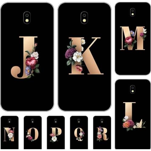For Samsung Galaxy J5 2017 J530 J530F J530FM SM-J530F J5 Pro 5.2" Case Funny Custom Letter Couple Cover Fashion Phone Coque