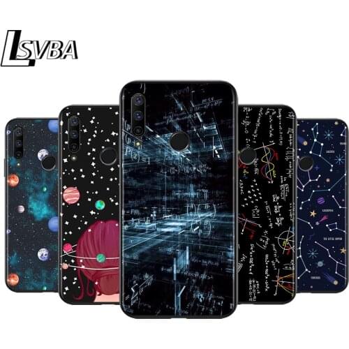 Black Soft TPU Cover Dream In Planet for Honor 9X 9 Lite 8S 8C 8X 8A 8 2019 2020 7A 7S 7C Pro Phone Case
