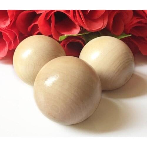Freeshipping natural color 45mm green paint wooden ball, no bleaching wood beads with clear varnish for wholesale