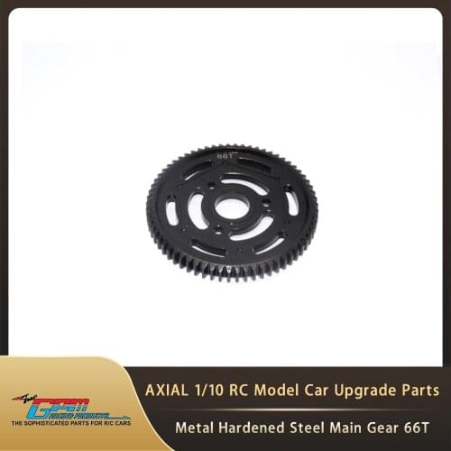 GPM AXIAL 1/10 YETI ROCK RACER 90026 90032 BUGGY Crawler Metal 45# Hardened Steel Main Gear 66T RC Car Parts YT066TS