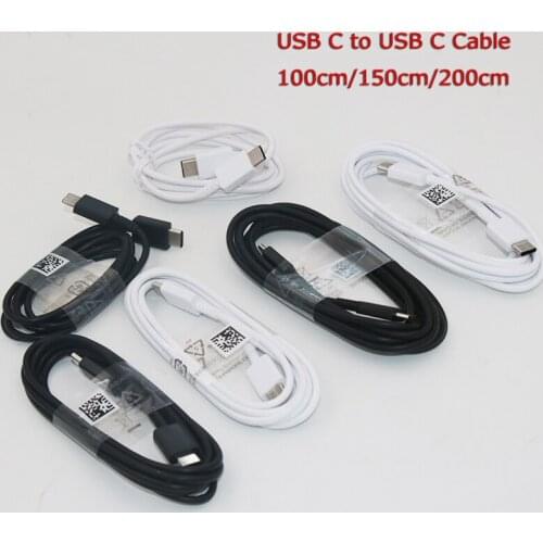 Samsung Galaxy Note 10 Pro Type C Cable For SAMSUNG Note10 10+ S10 Plus S20 Ultra PD USB Type-C To Type-C Fast Charger Line