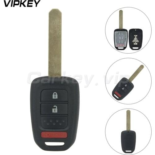 Remotekey remote key shell MLBHLIK6-1T replacement 2 button with panic for Honda Accord Civic CRV 2013 2014 2015