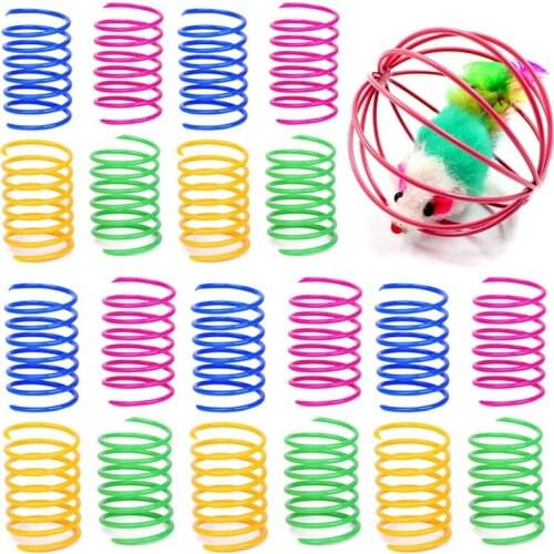 Legendog 21PCS Cat Toy Set Cat Interactive Training Toy Funny Cat Spring Toy Kitten Mouse Toy Cat Chase Ball Toy Cat Bite Toy