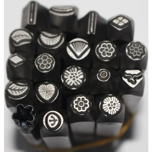 Jewellry Carved Engraving Anil Jewelry Metal Stamp Assorted Punching Tools Set 20pcs